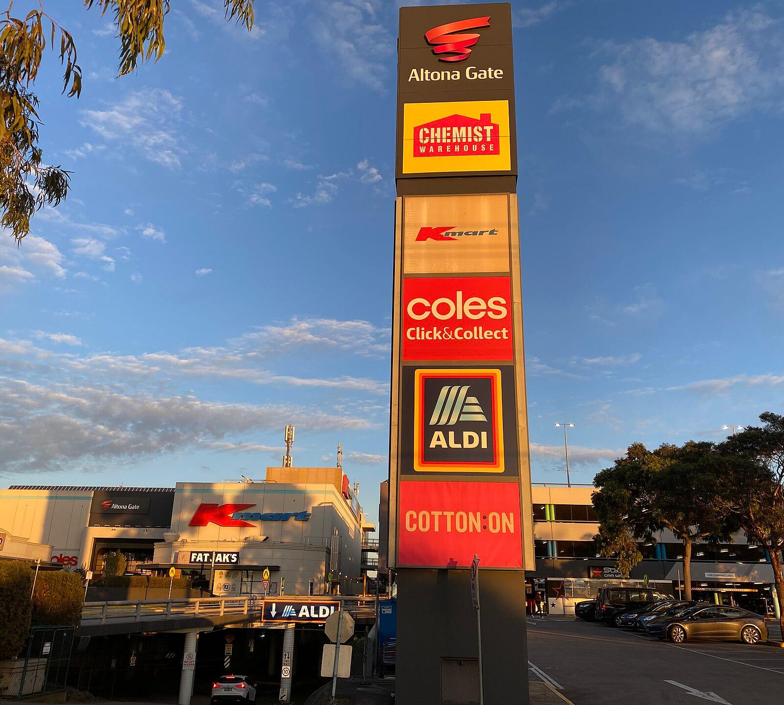 Altona Gate Shopping Centre Exterior