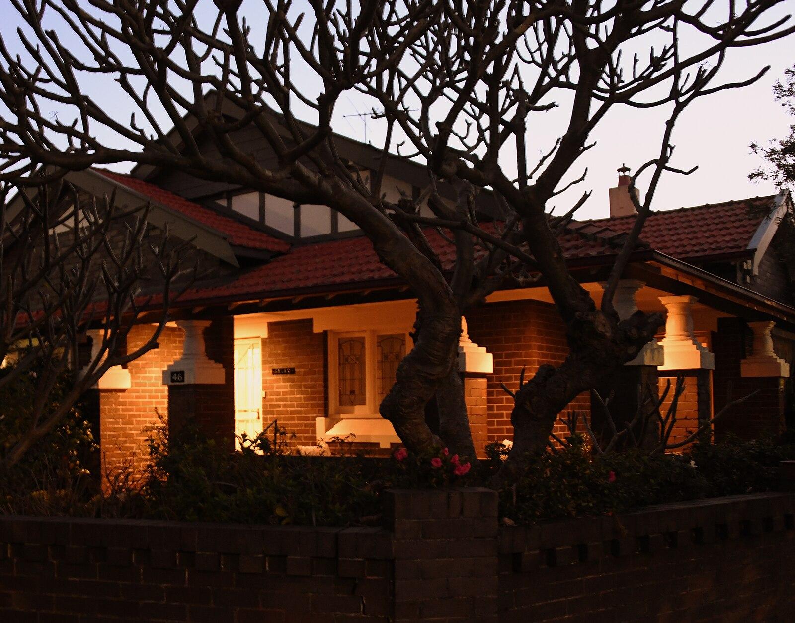 Kensington house dusk 001b