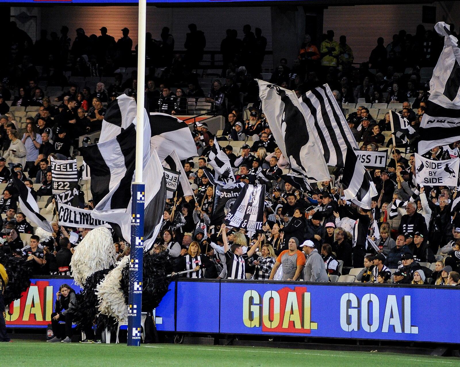 Collingwood cheer squad.2