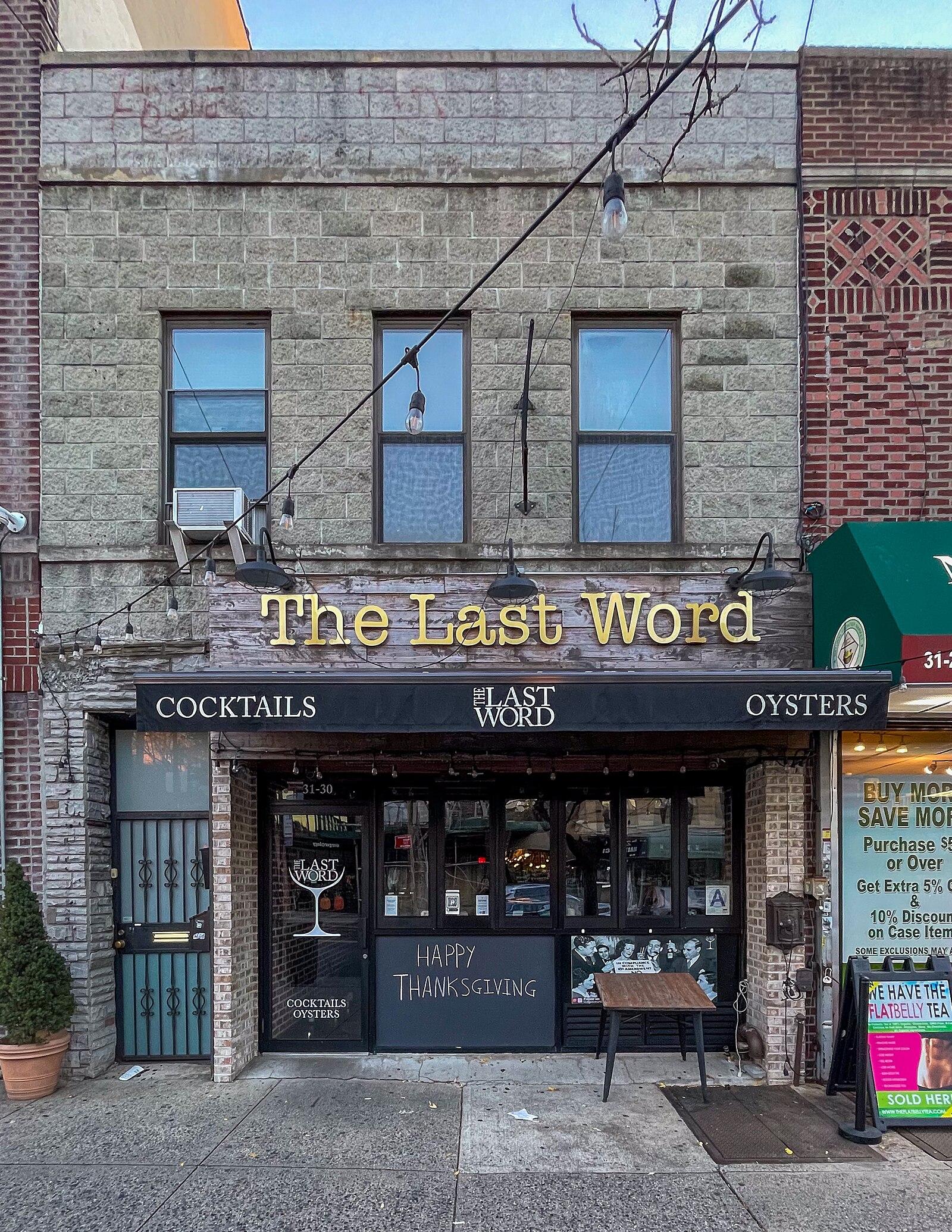 The Last Word in Astoria, Queens New York