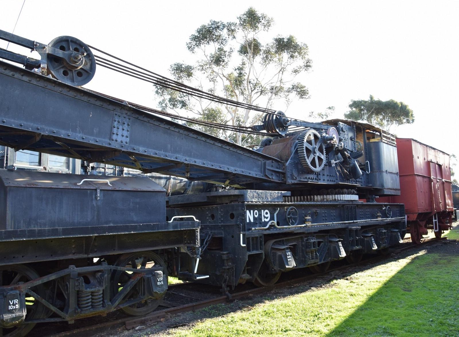 No. 19 Steam Crane at the Newport Railway Museum May 2017