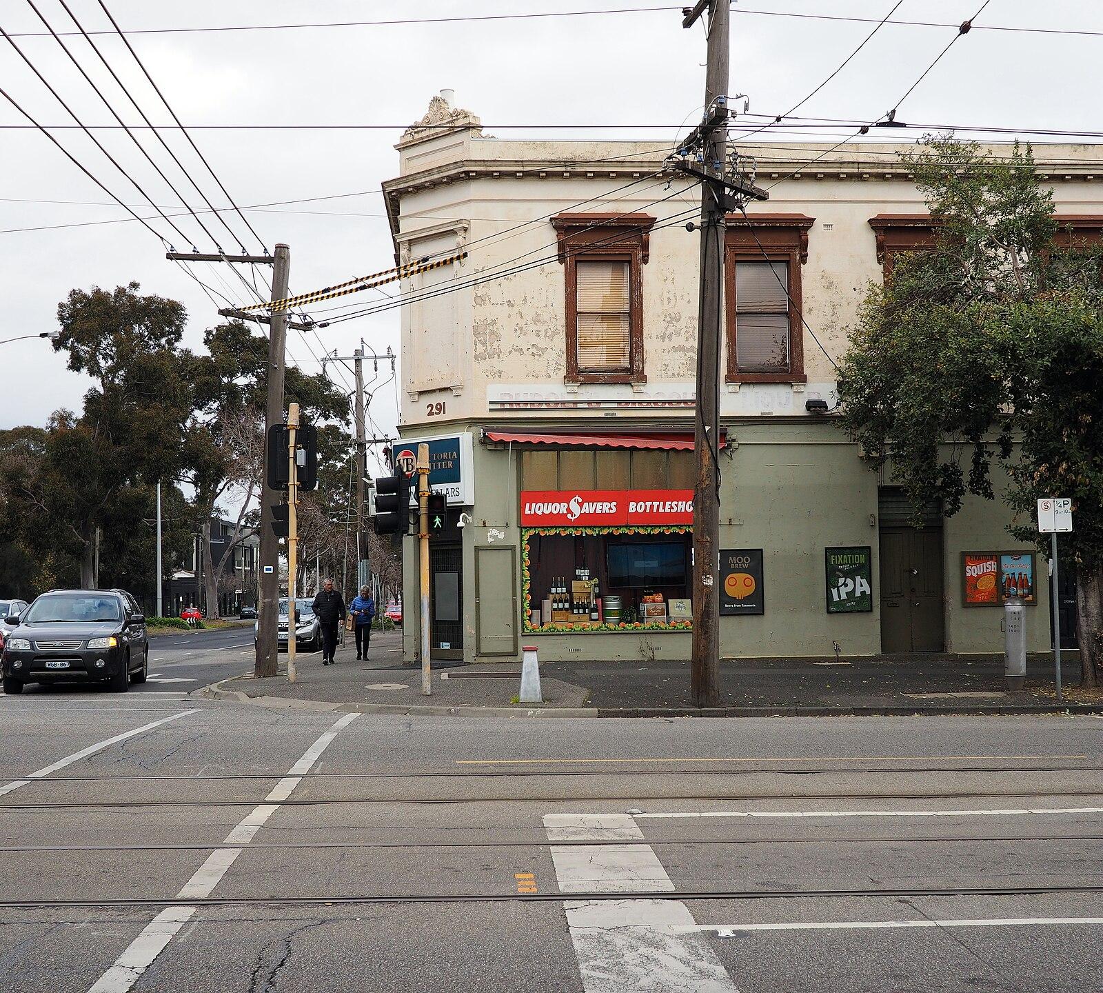 Corner of Ferrars Street and Park Street South Melbourne September 2018