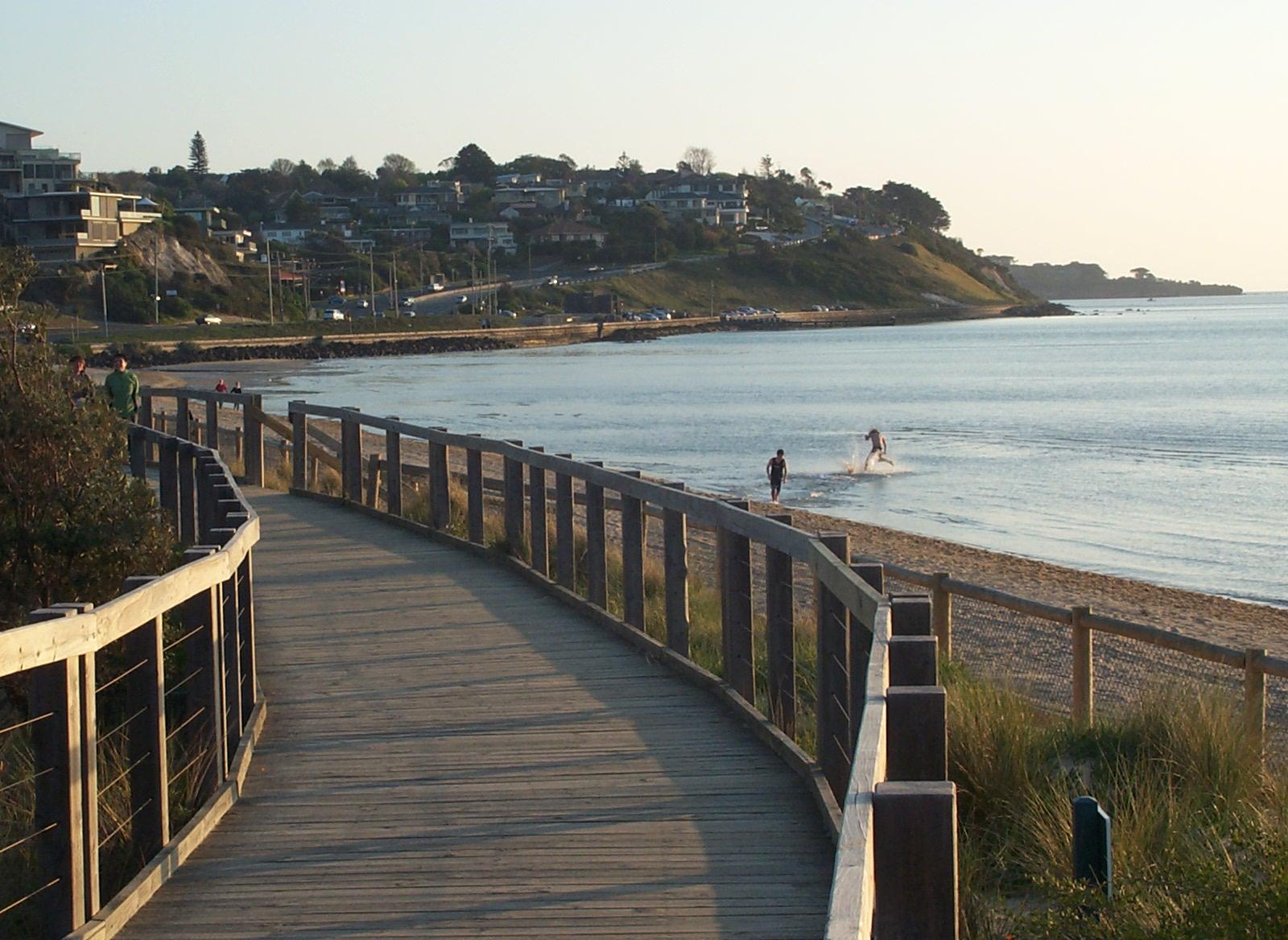 Olivers Hill, Frankston, Australia, viewed from boardwalk