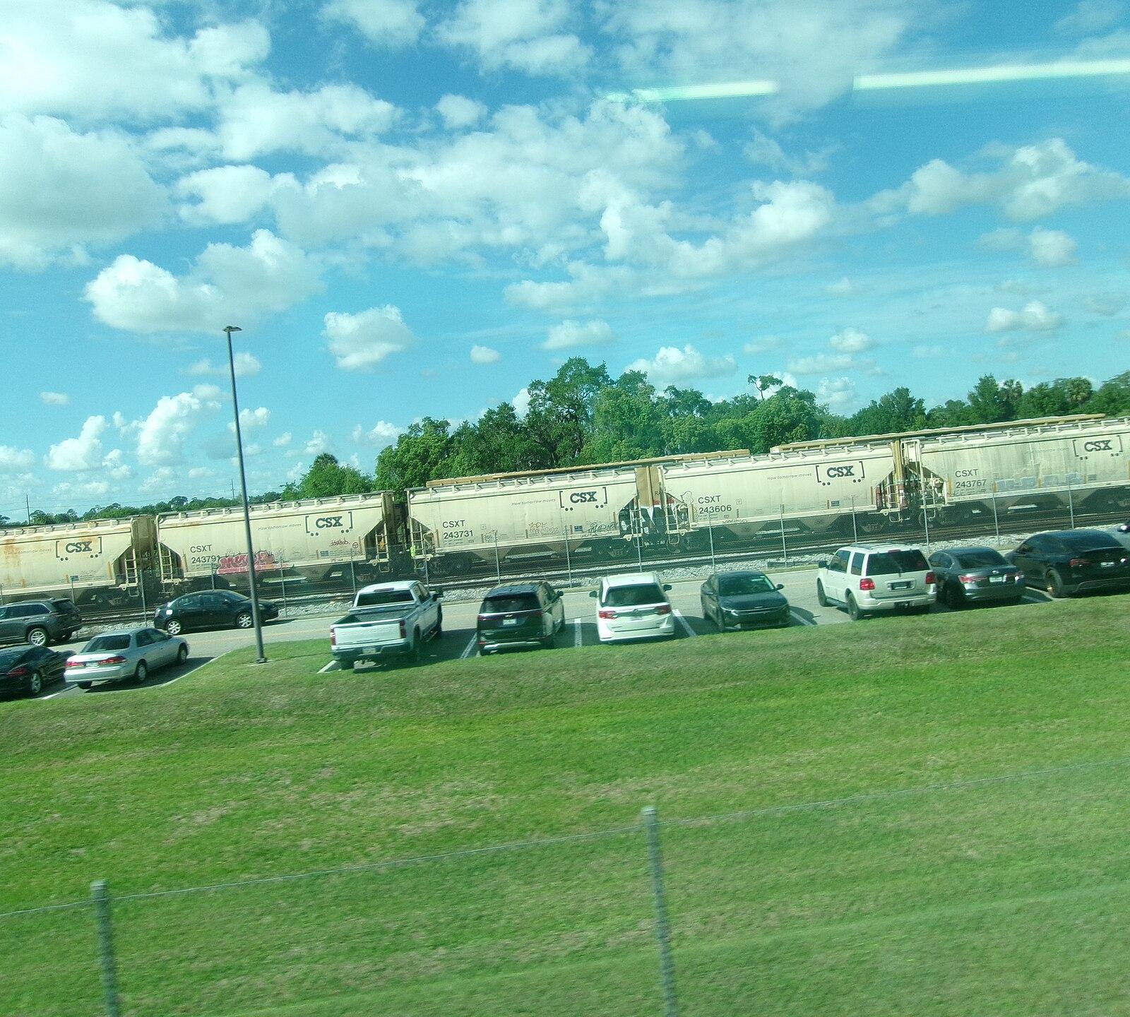 CSX Covered Hoppers @ CSX SunRail Rand Yard
