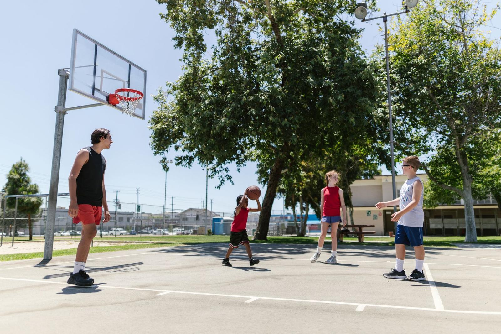 People Playing Basketball