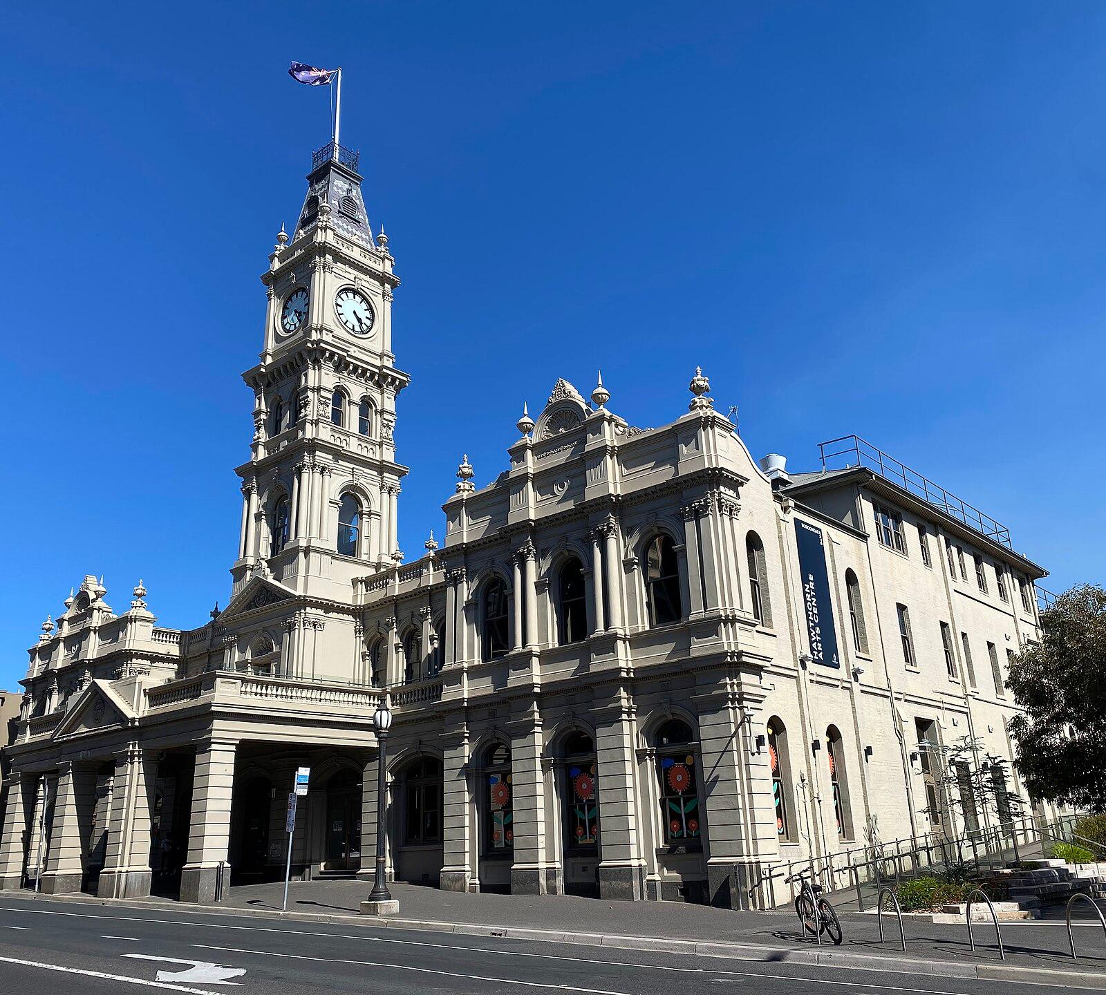 AUS Melbourne, Boroondara, Hawthorn Town Hall
