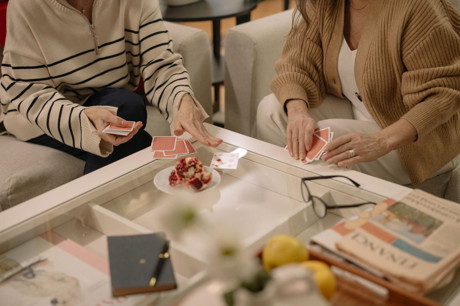 Women Playing Cards