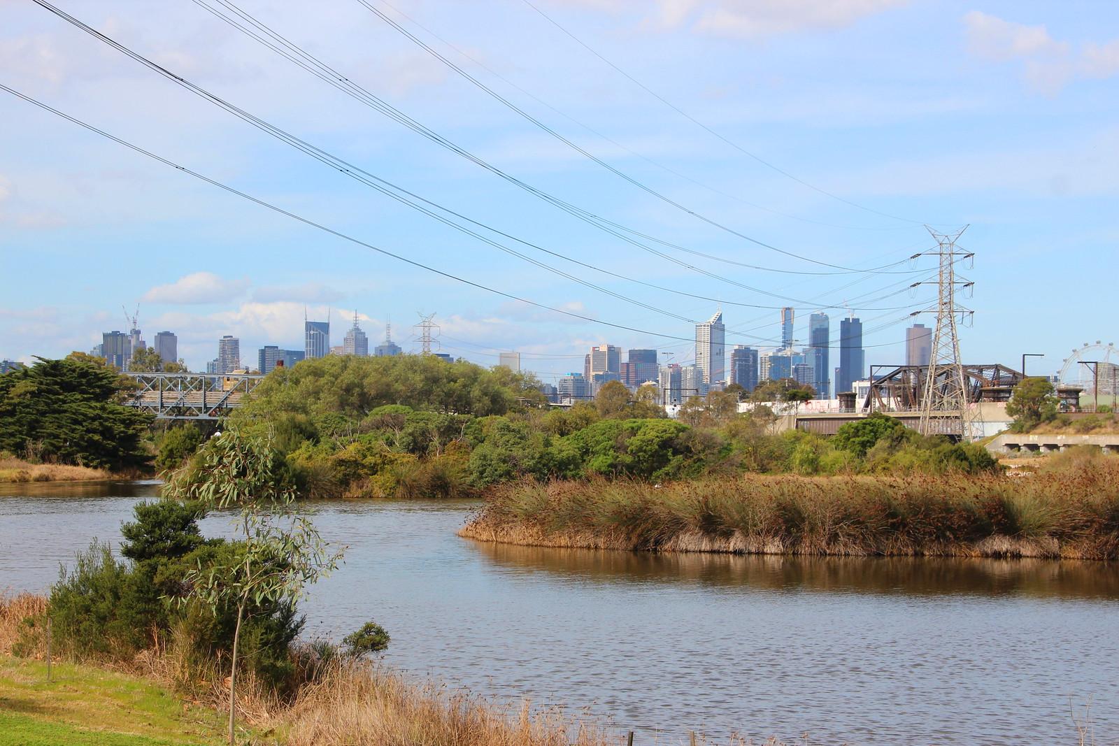 Footscray Park at dusk, Apr 2020 7