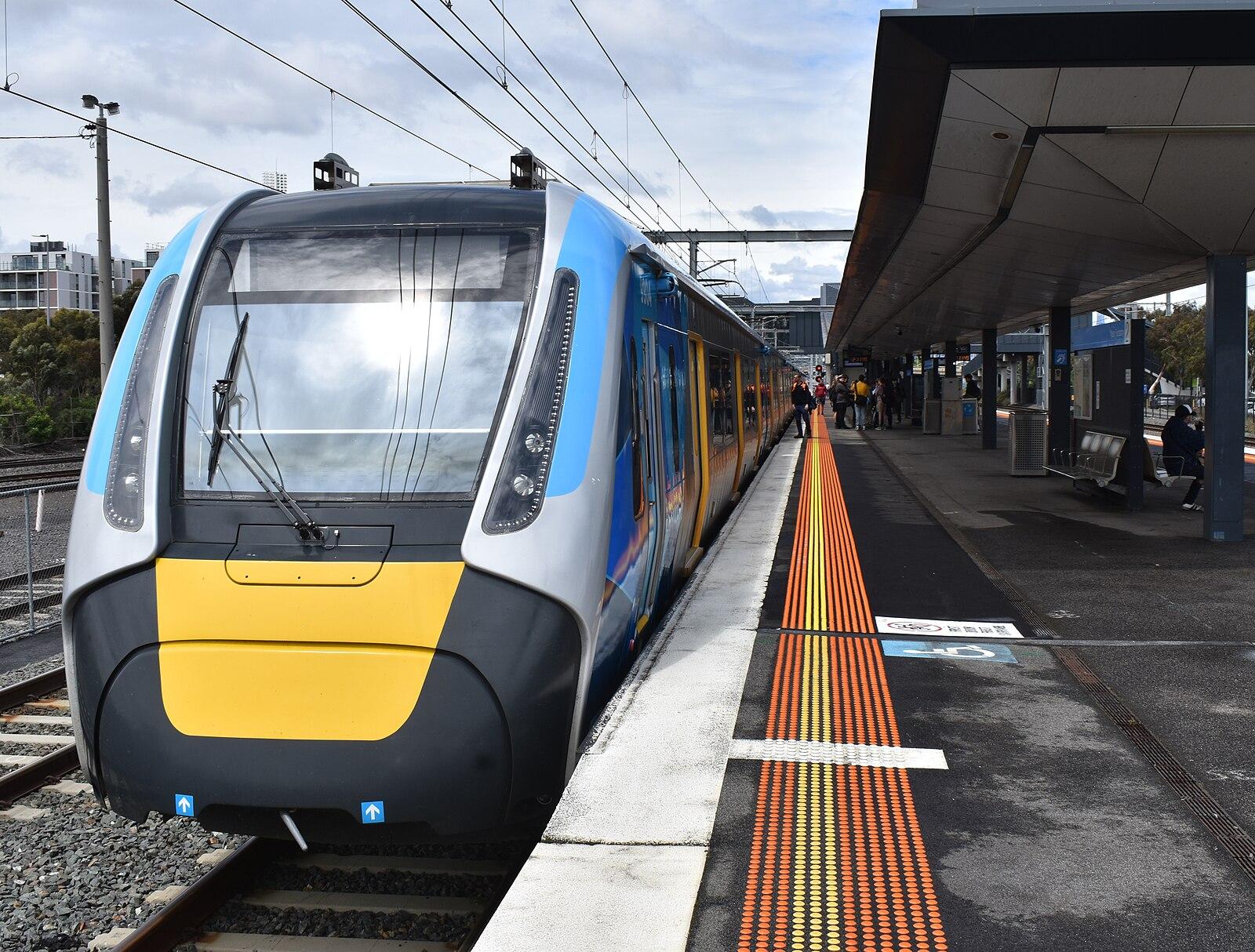 High Capacity Metro Train at West Footscray station November 2025